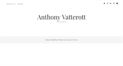 Desktop Screenshot of anthonyvatterott.com